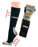 WOWERAT-Komfortbund--Arbeits-Berufs-Socken, Work, 3/4 lang, Pkg.  3 Paar, schwarz